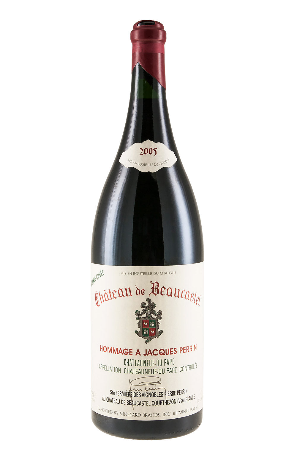 Chateauneuf du Pape Hommage a Jacques Perrin Beaucastel 300cl 2005
