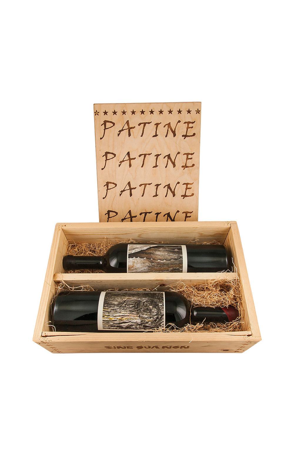 Sine Qua Non Patine 300cl Set (1 x Syrah, 1 x Grenache) 2011