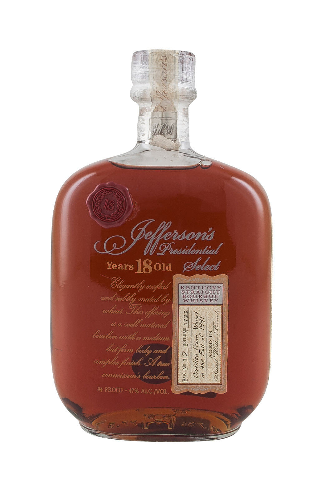 Jefferson`s 18 Year Old Presidential Select Batch 12