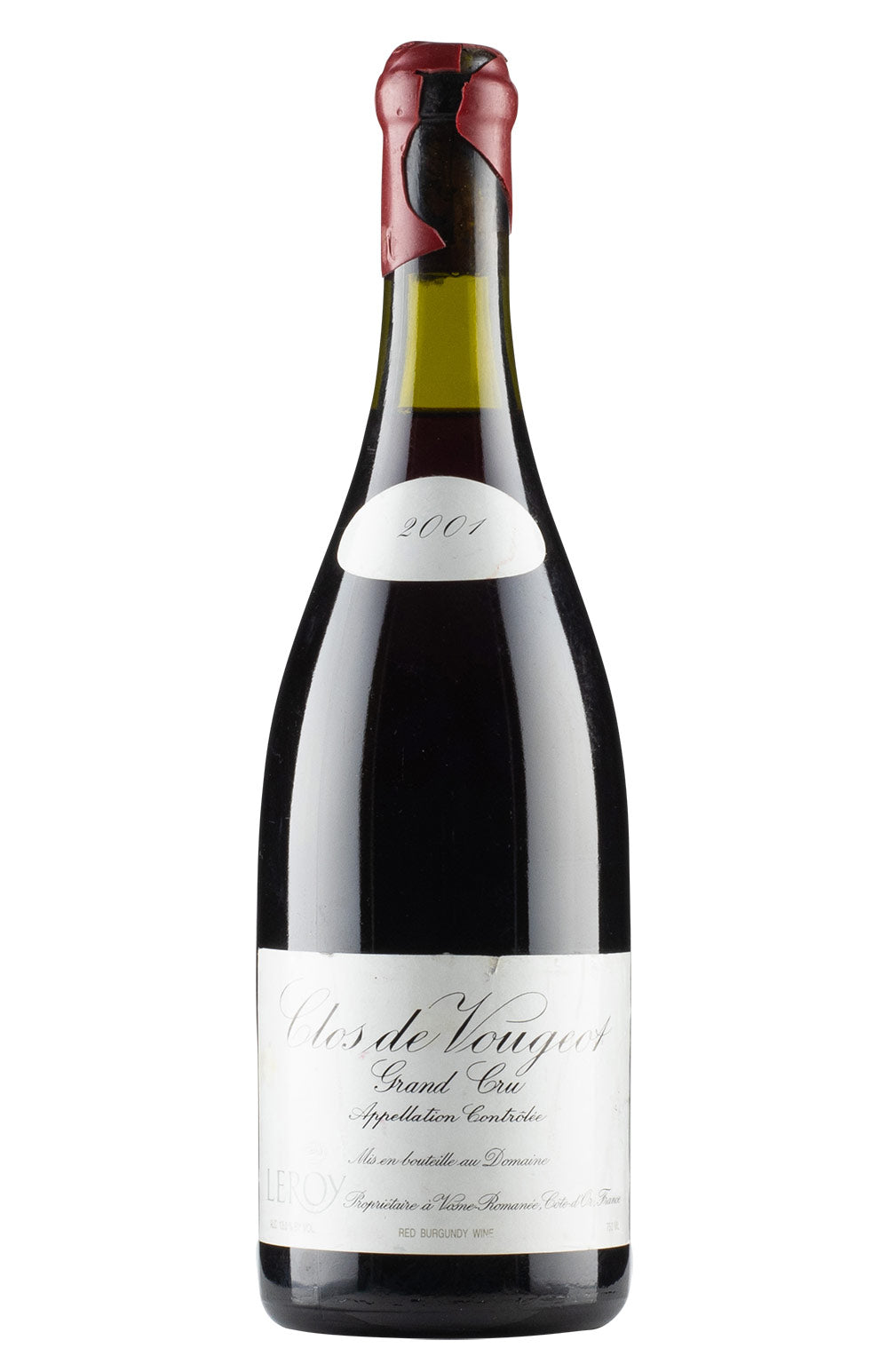 Clos de Vougeot Domaine Leroy 2001