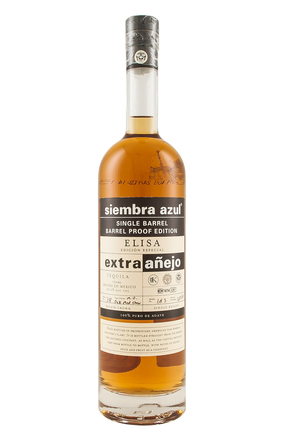 Siembra Azul Elisa Extra Anejo