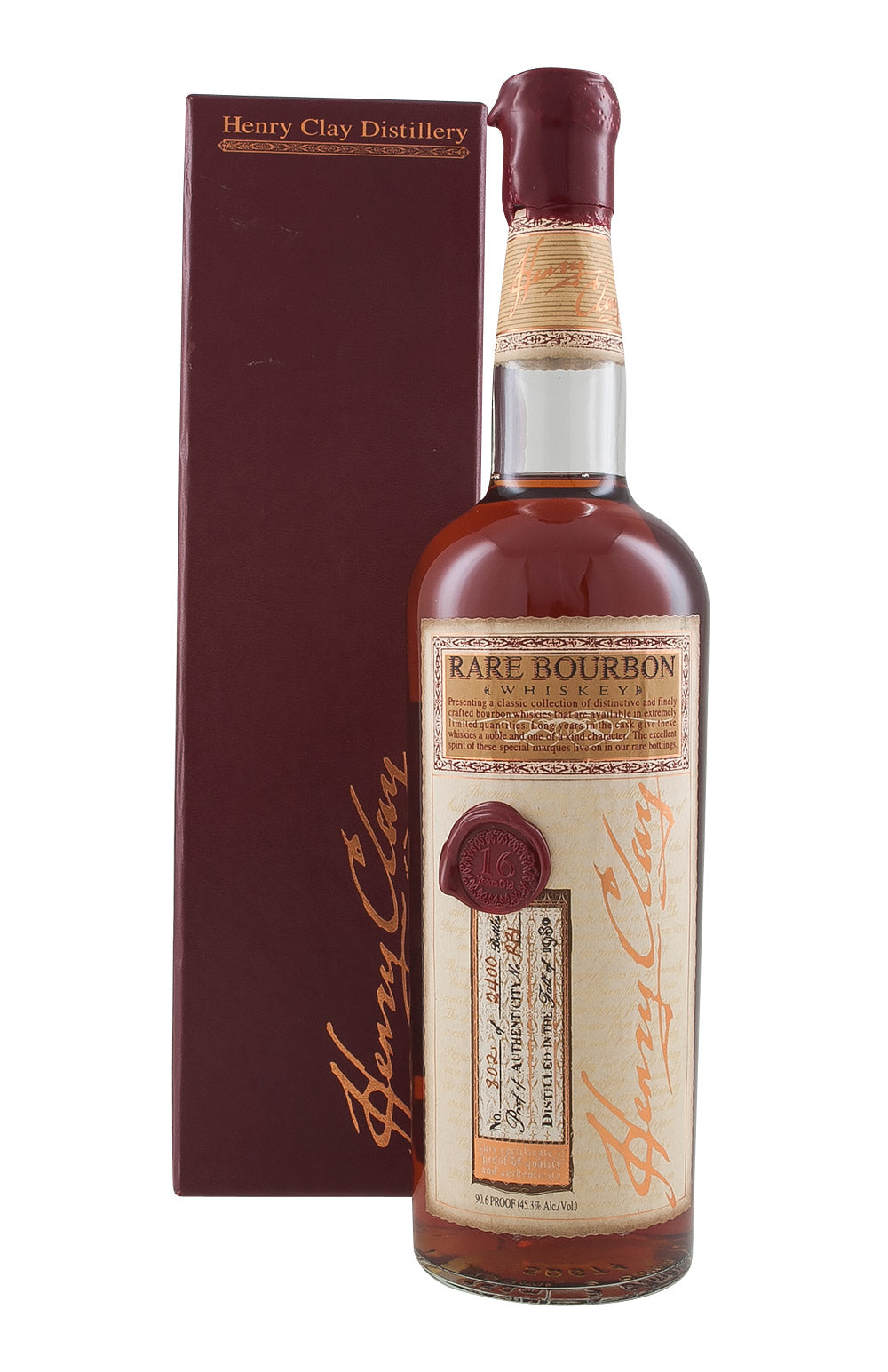 Henry Clay 16 Year Old Bourbon 1980