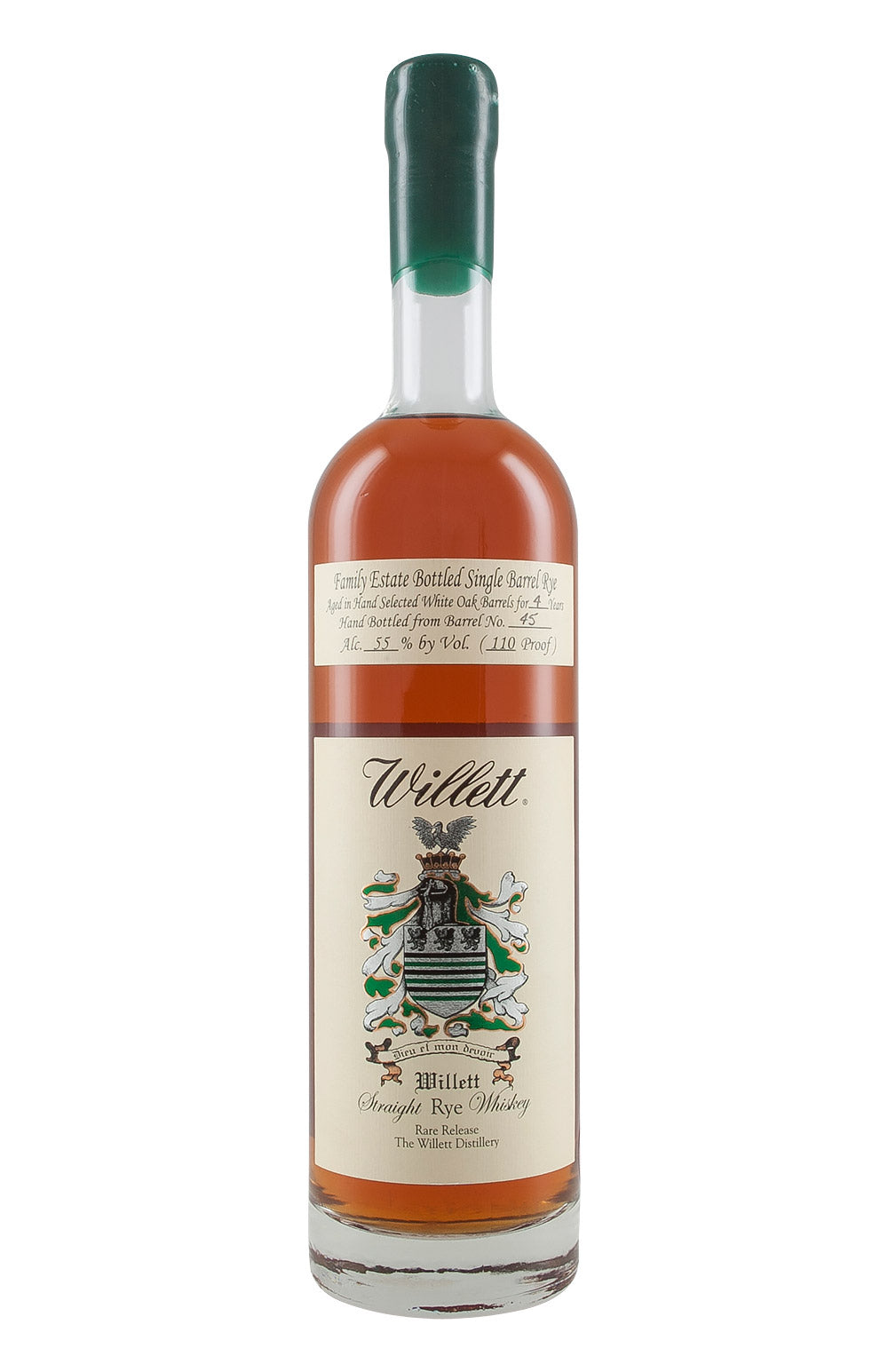 Willett 4 Year Old Rye Barrel 45
