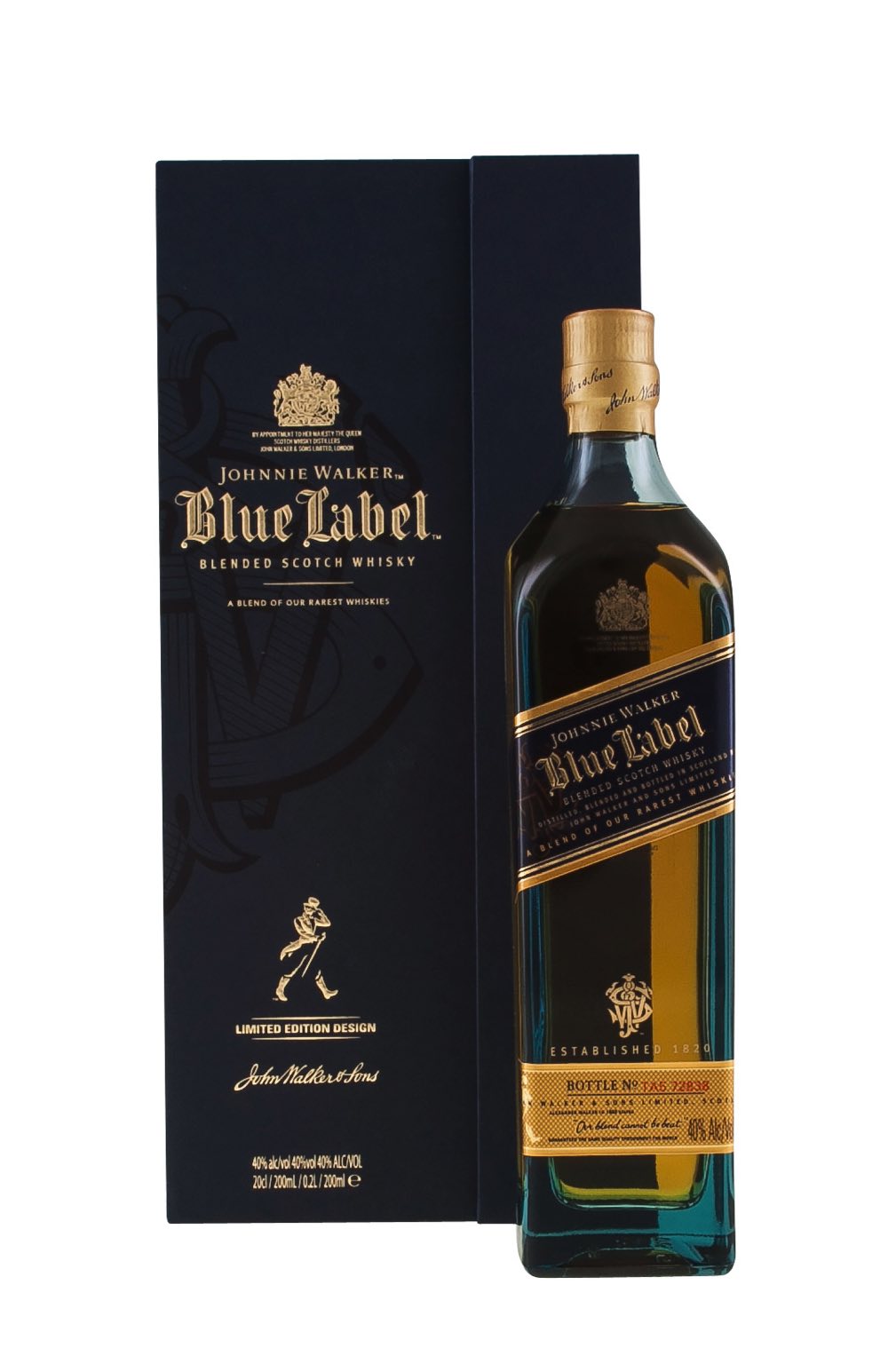 Johnnie Walker Blue Label 20cl Gift Set