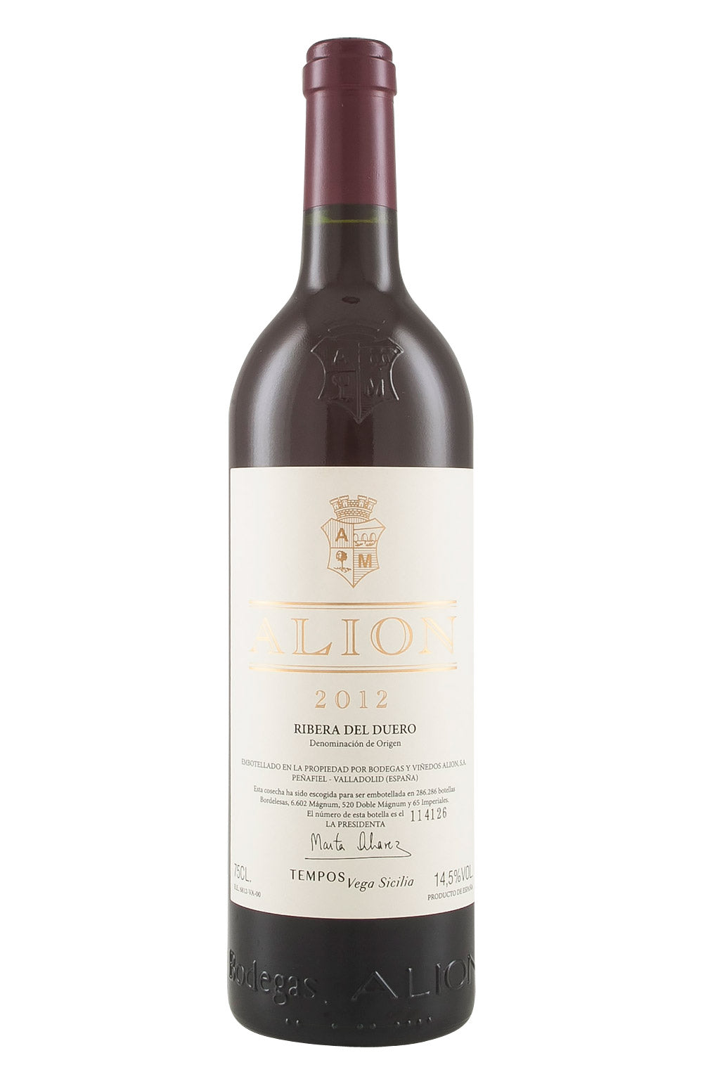 Vega Sicilia Alion 2012