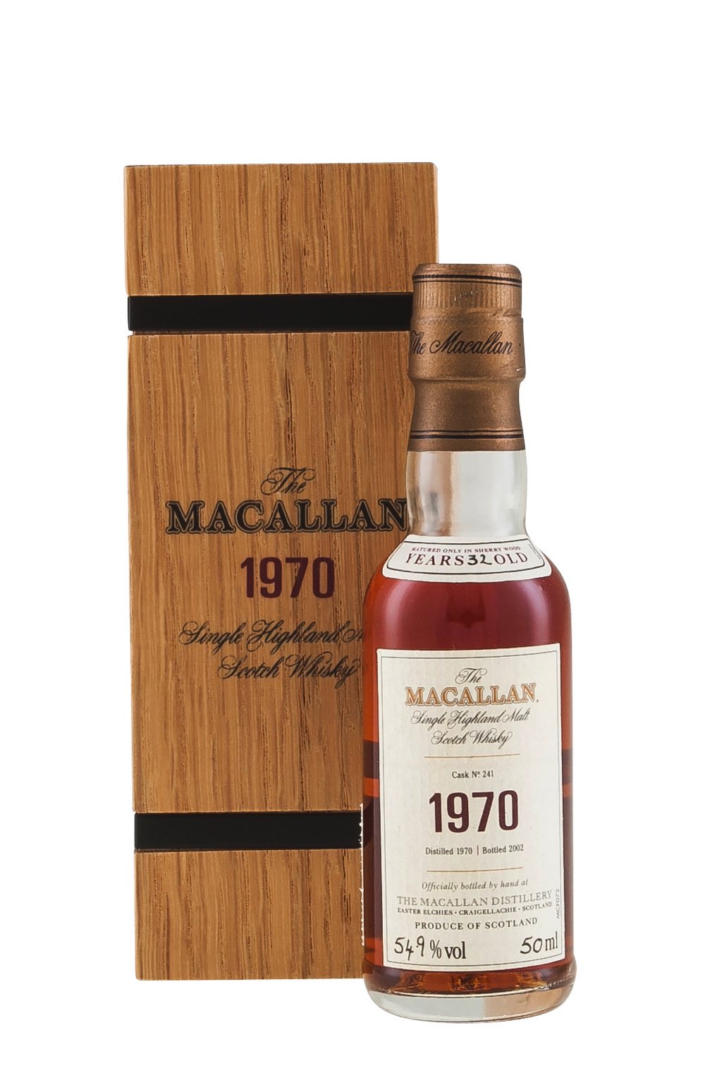 Macallan Fine and Rare Cask 241 Miniature 1970
