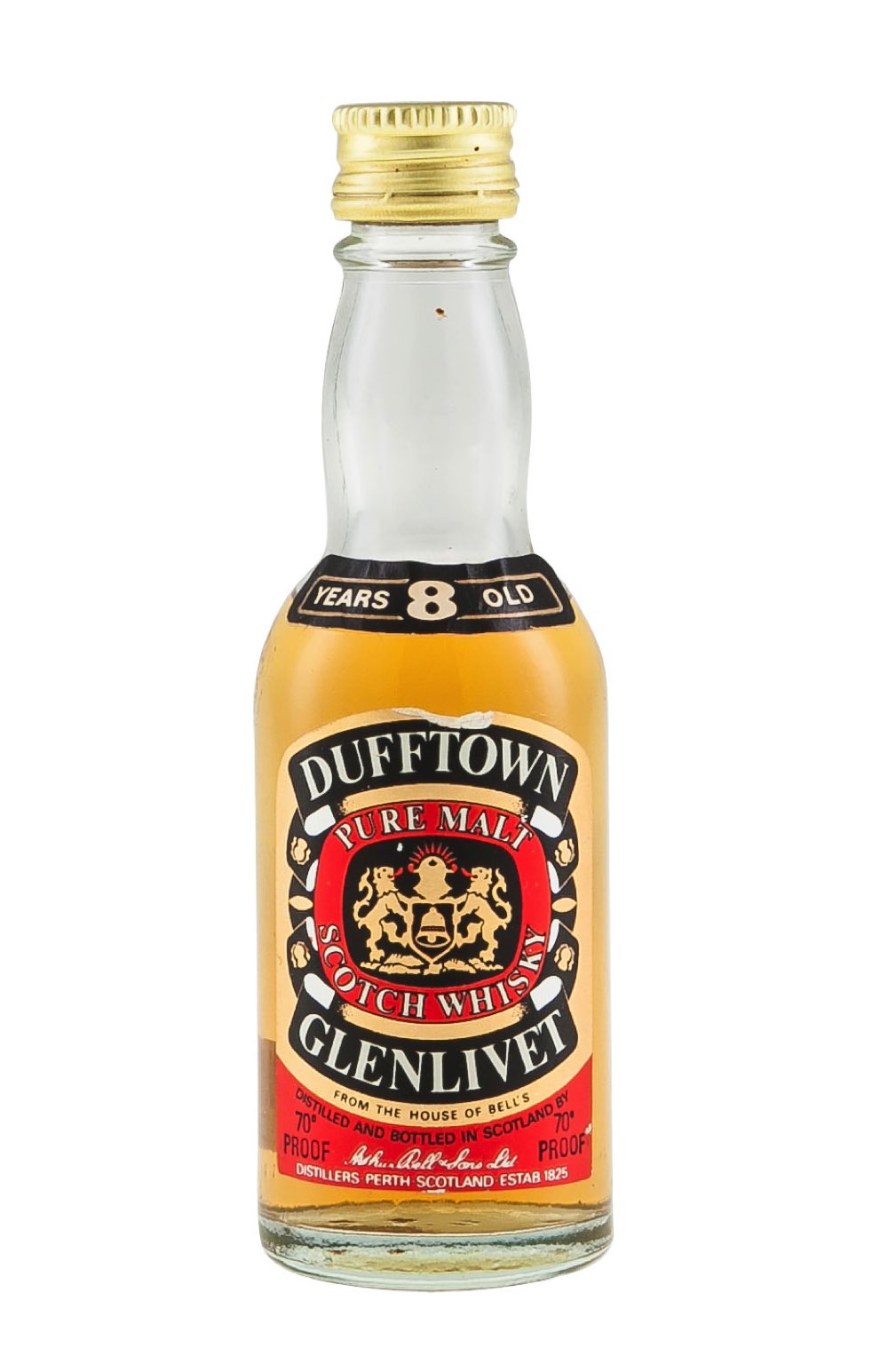 Dufftown-Glenlivet 8 Year Old Miniature