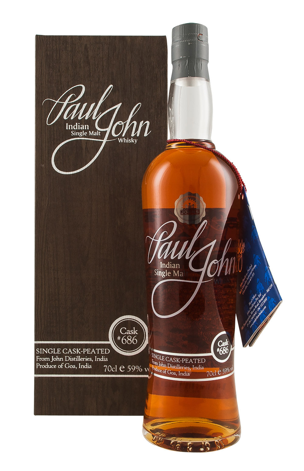 Paul John Single Cask 686 Peated