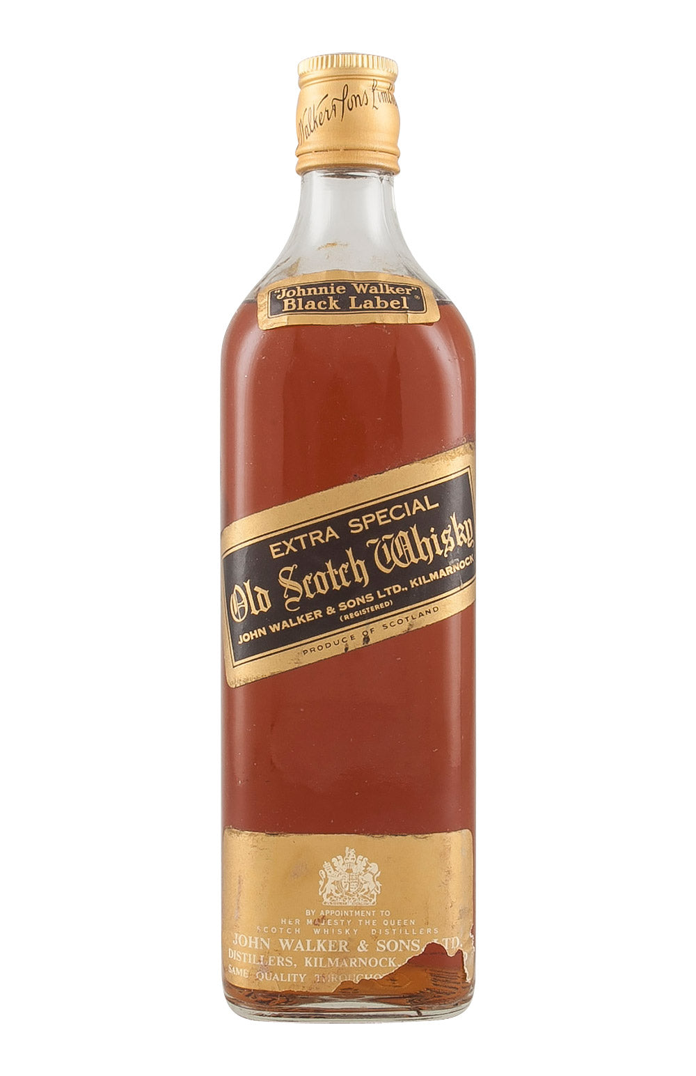 Johnnie Walker Black Label c. Late 1970s/Early 1980s