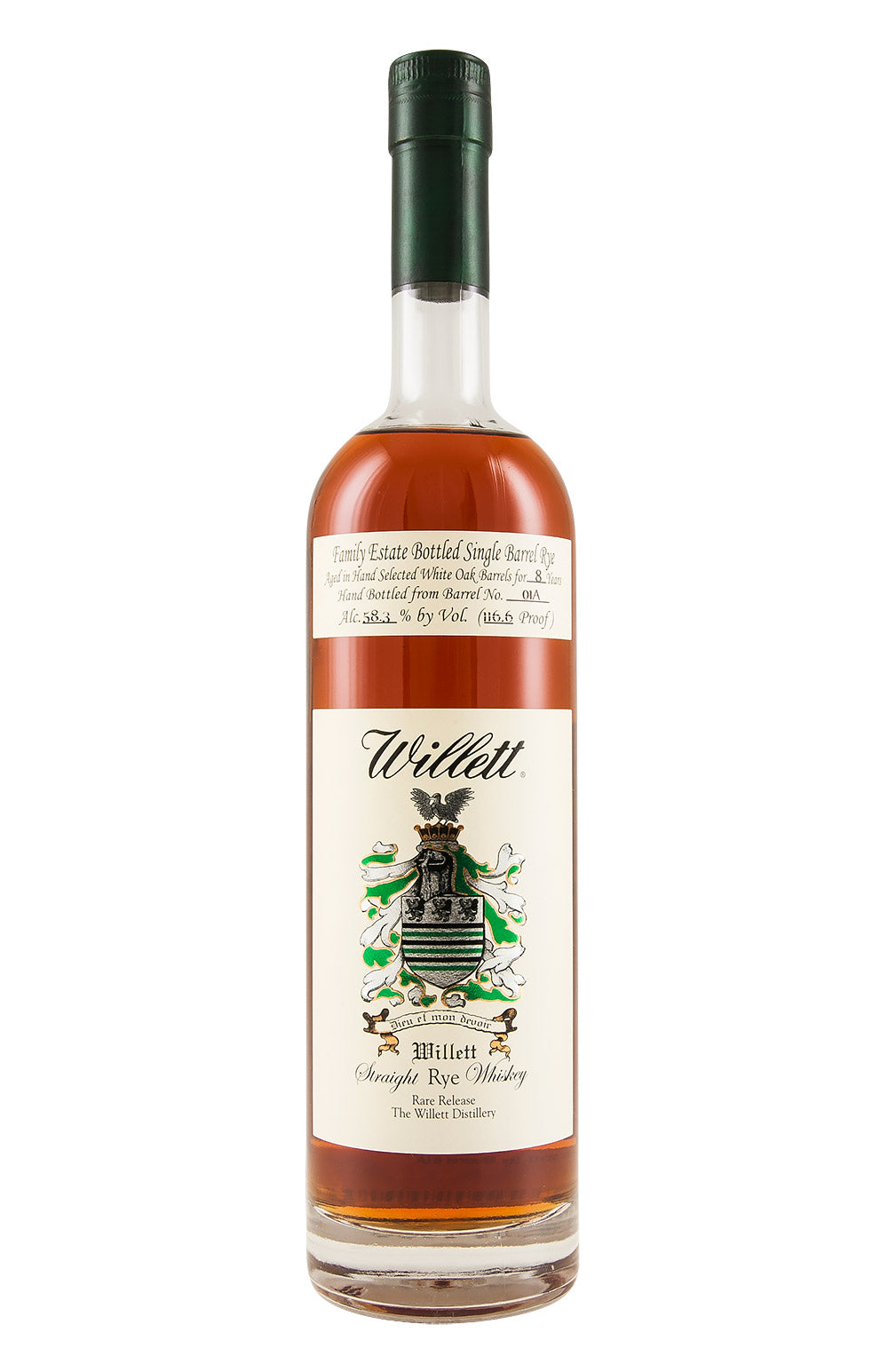 Willett 8 Year Old Rye Barrel 01A