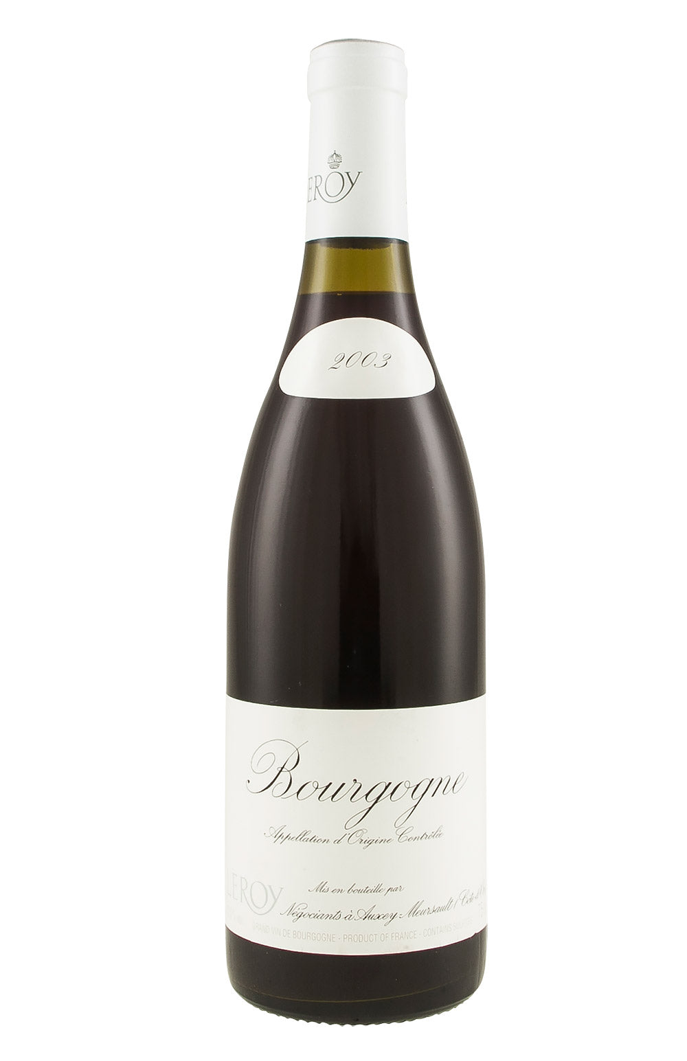 Bourgogne Rouge Maison Leroy 2003