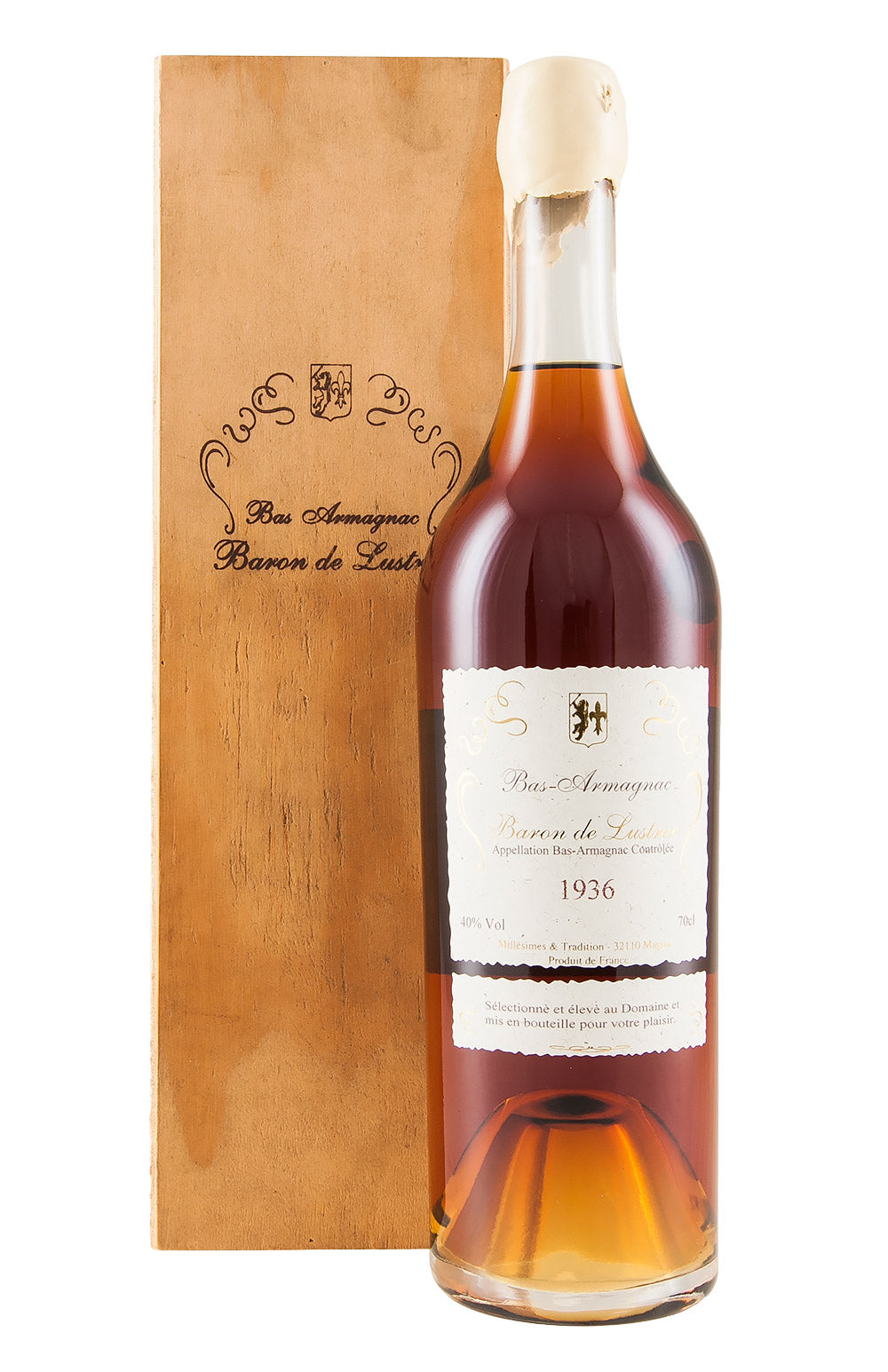 Baron de Lustrac Vintage Armagnac 1936
