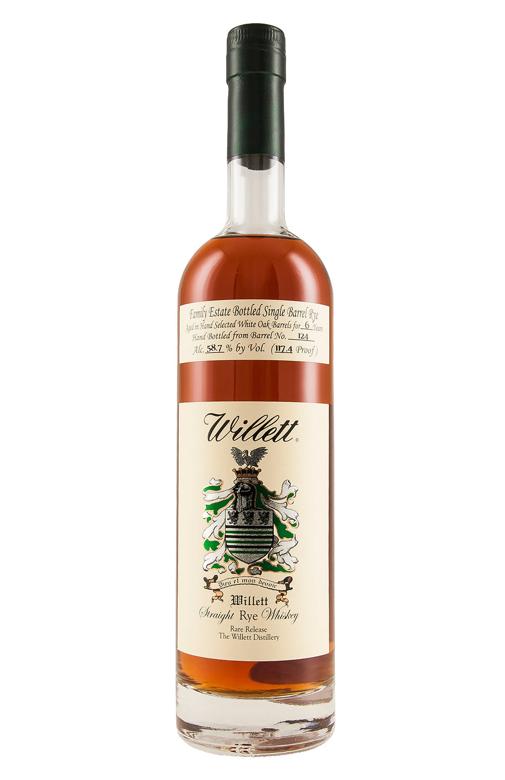 Willett 6 Year Old Rye Barrel 124