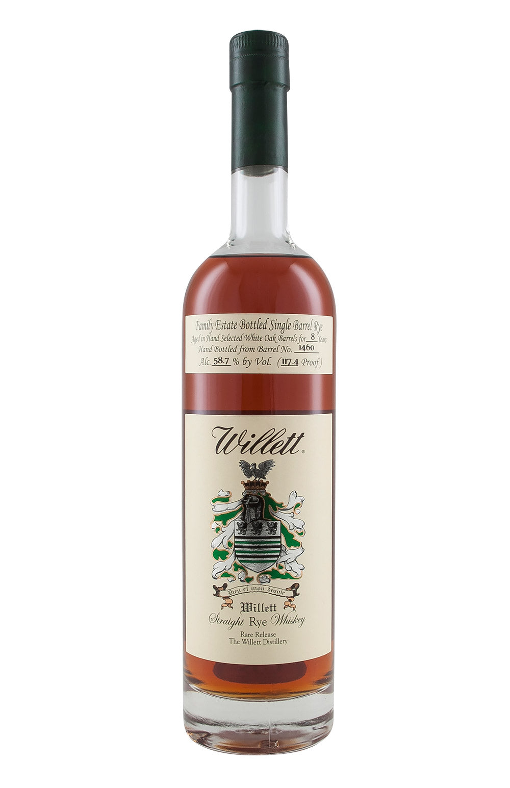 Willett 8 Year Old Rye Barrel 1460