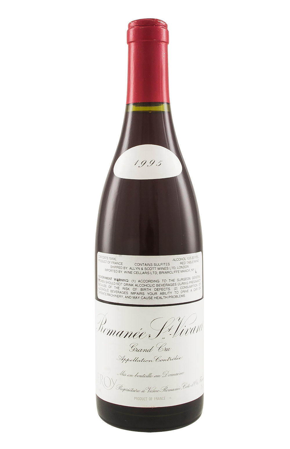 Romanee St Vivant Domaine Leroy 1995