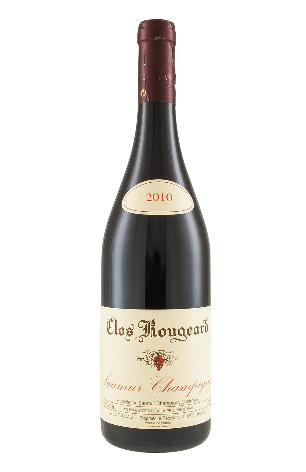 Saumur Champigny Clos Rougeard 2010