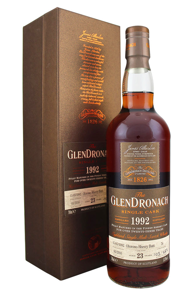 Glendronach 23 Year Old Cask 76 Batch 13 1992