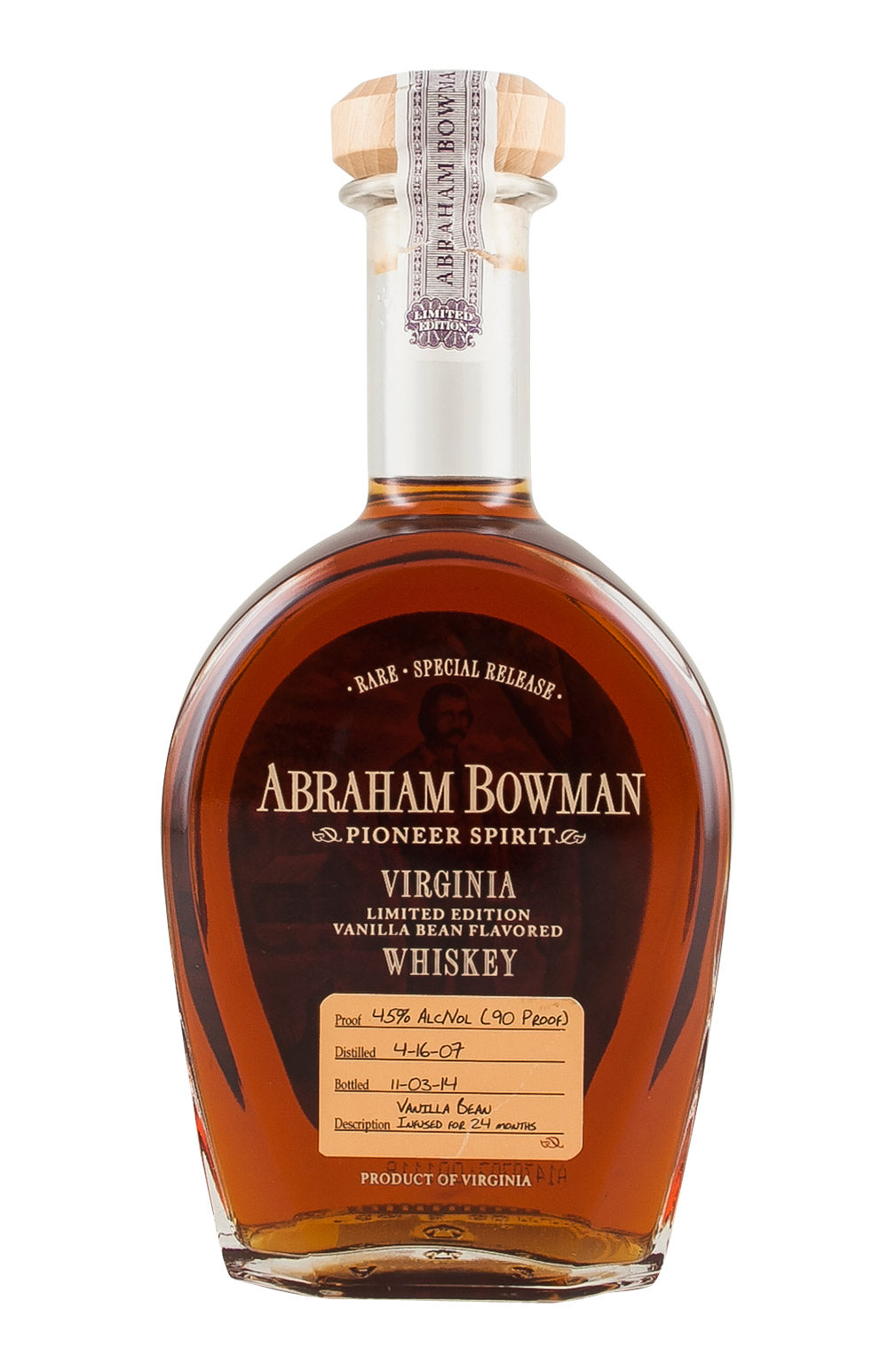 Abraham Bowman Vanilla Bean Bourbon