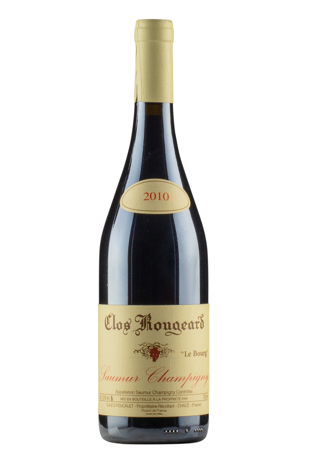 Saumur Champigny Le Bourg Clos Rougeard 2010