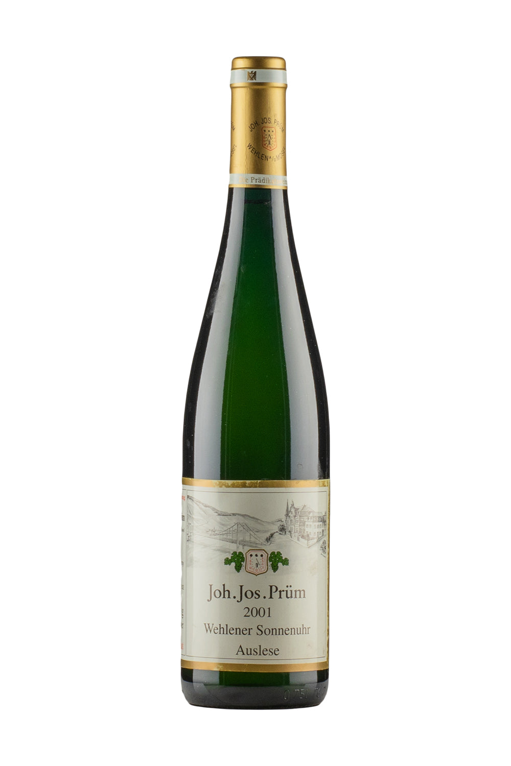 JJ Prum Wehlener Sonnenuhr Riesling Auslese Goldkapsel 2001