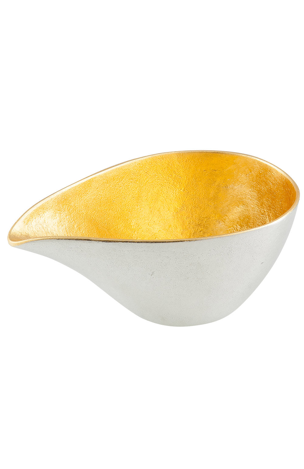 Gold Lined Tin Sake Server