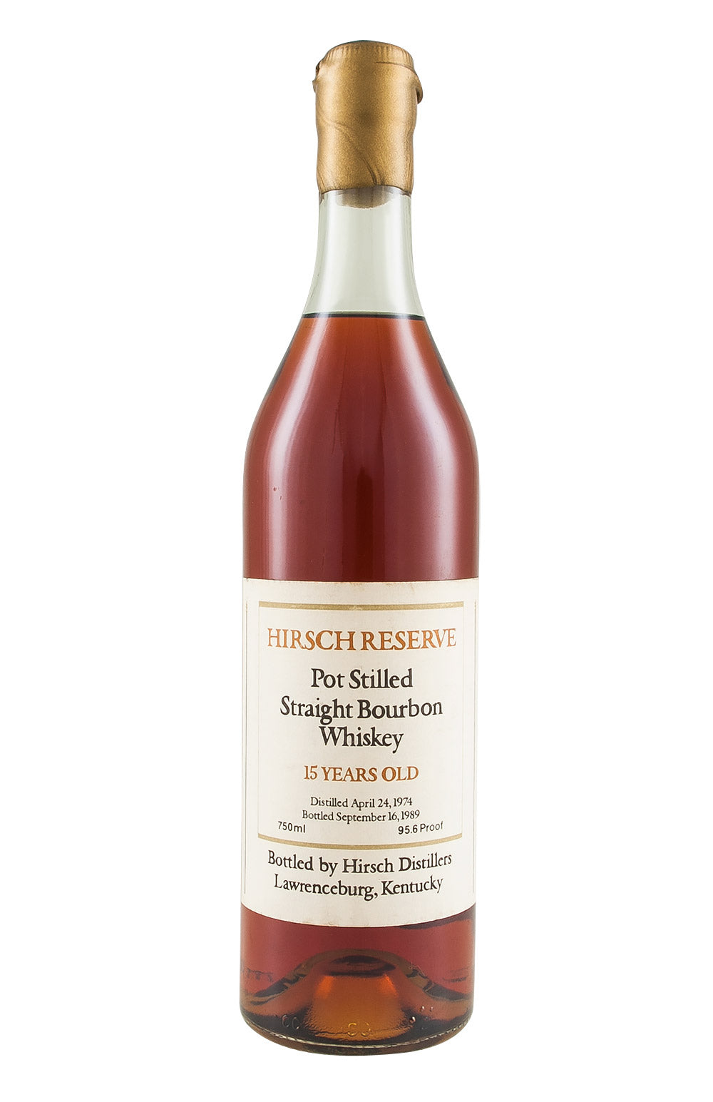 AH Hirsch 15 Year Old Reserve Gold Wax