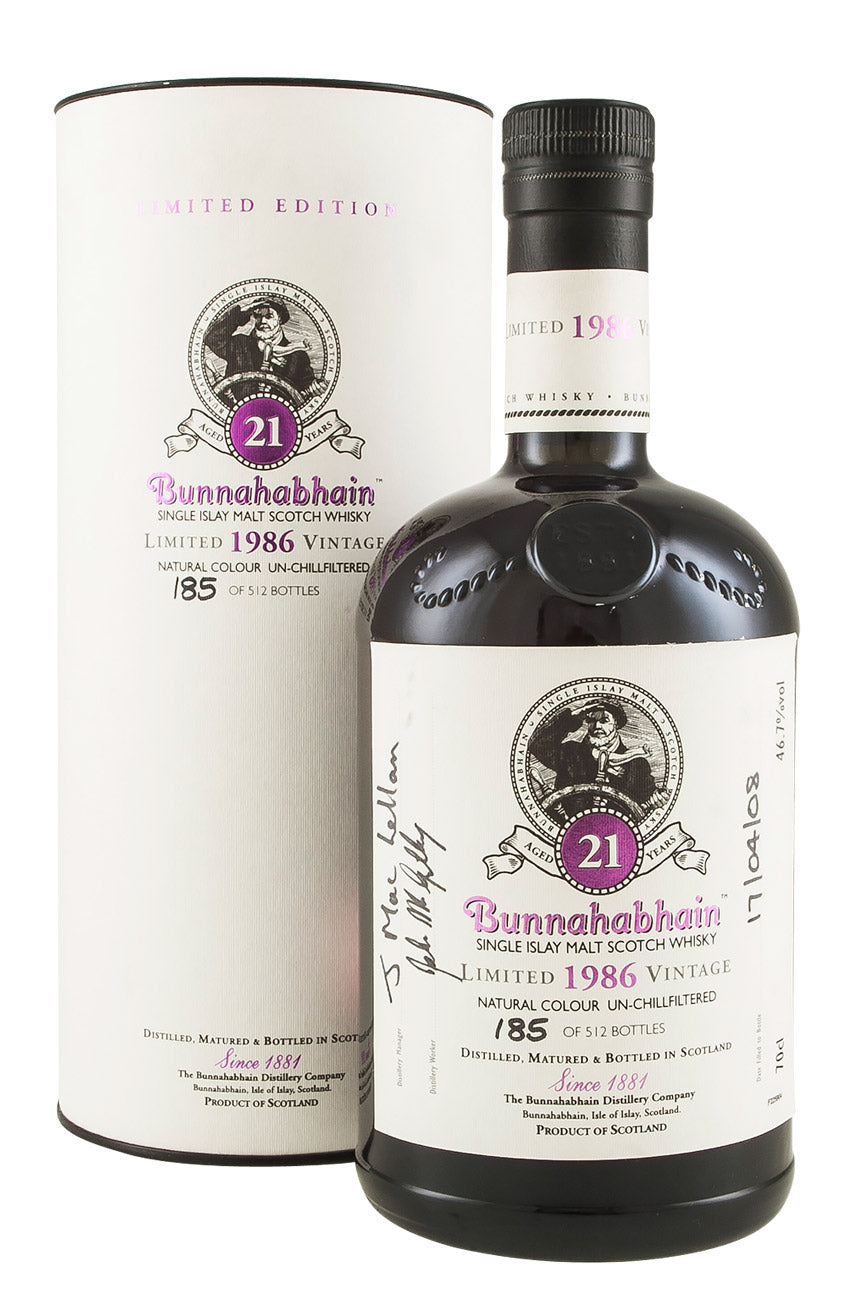 Bunnahabhain 21 Year Old 1986