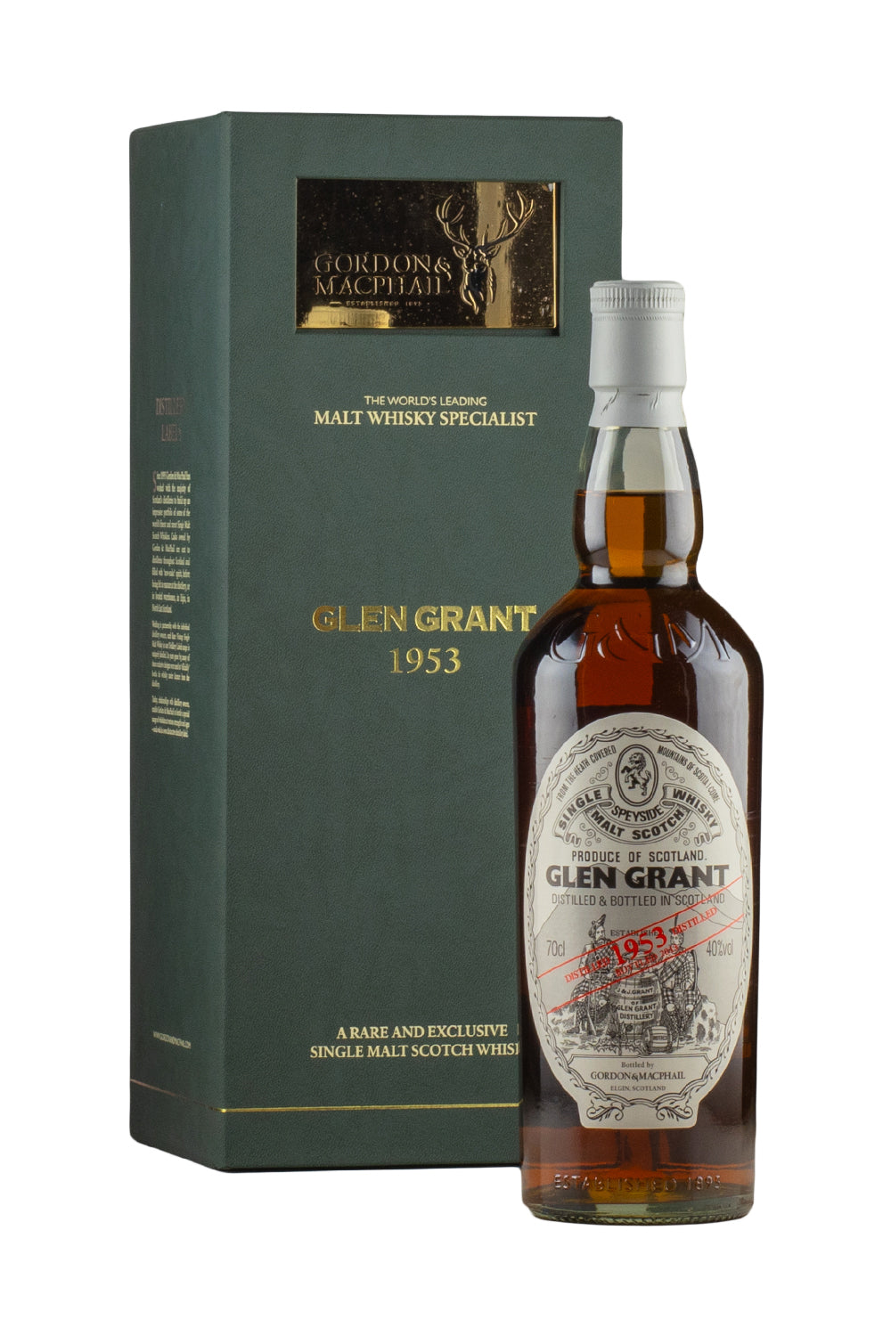 Glen Grant 60 Year Old Refill Sherry Cask Gordon & MacPhail (Bottled 2013) 1953