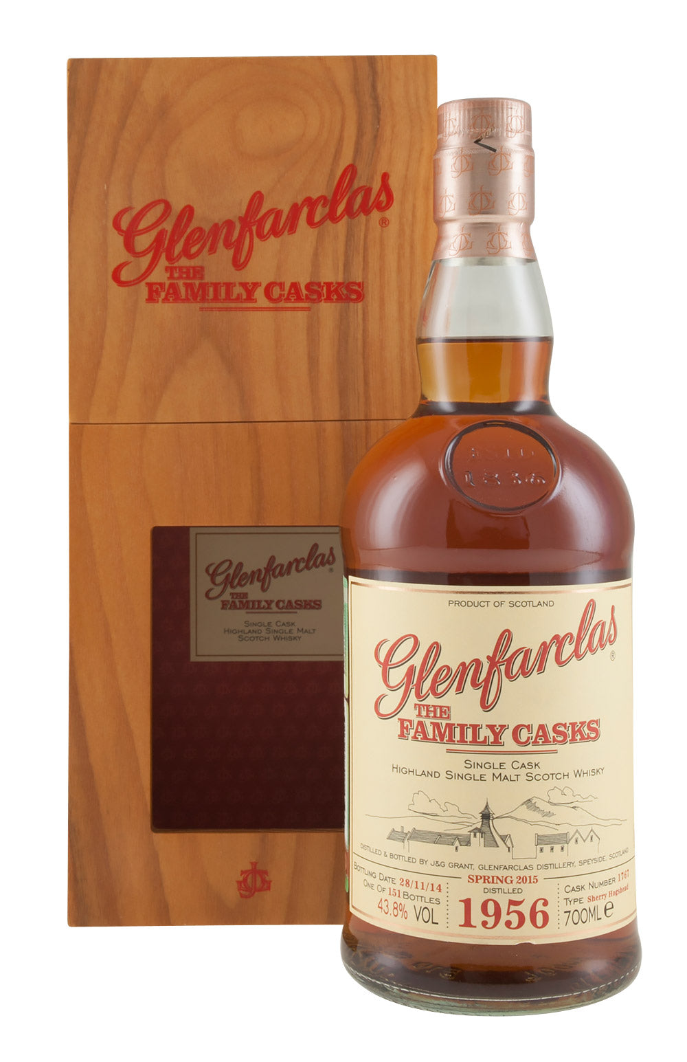 Glenfarclas 58 Year Old Family Cask 1767 1956