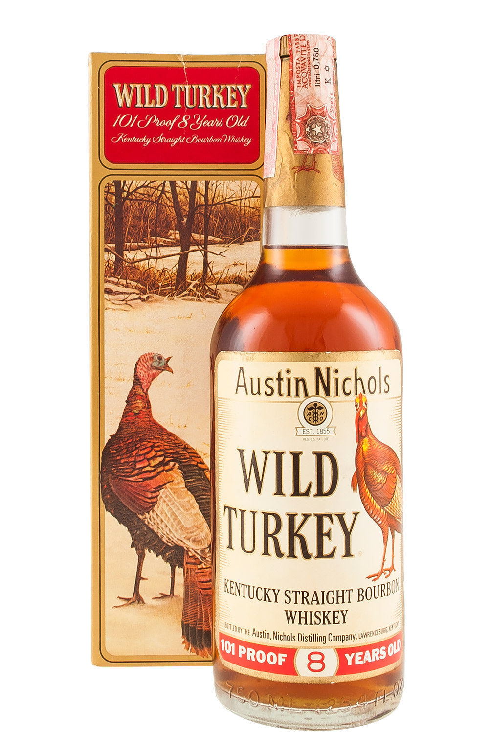 Wild Turkey 8 Year Old 101 Proof c. 1970s