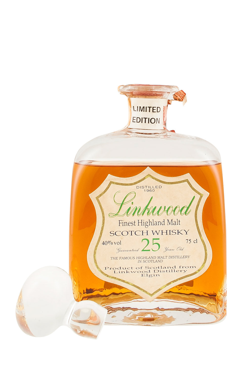 Linkwood 25 Year Old Decanter 1960