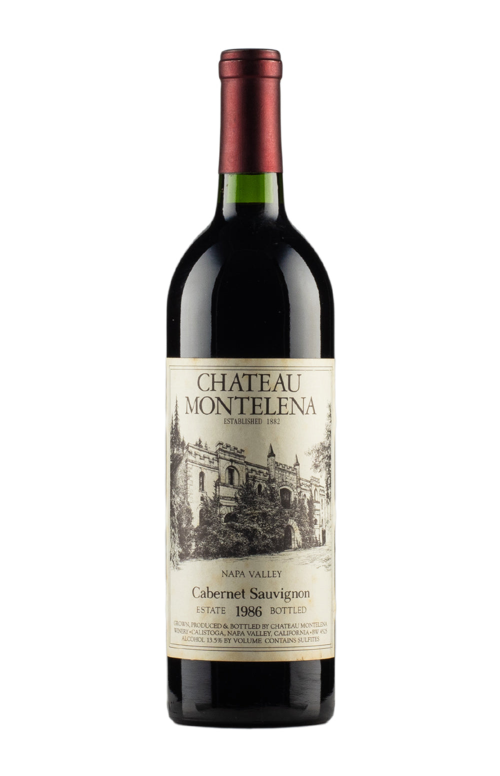 Chateau Montelena The Montelena Estate Cabernet Sauvignon 1986
