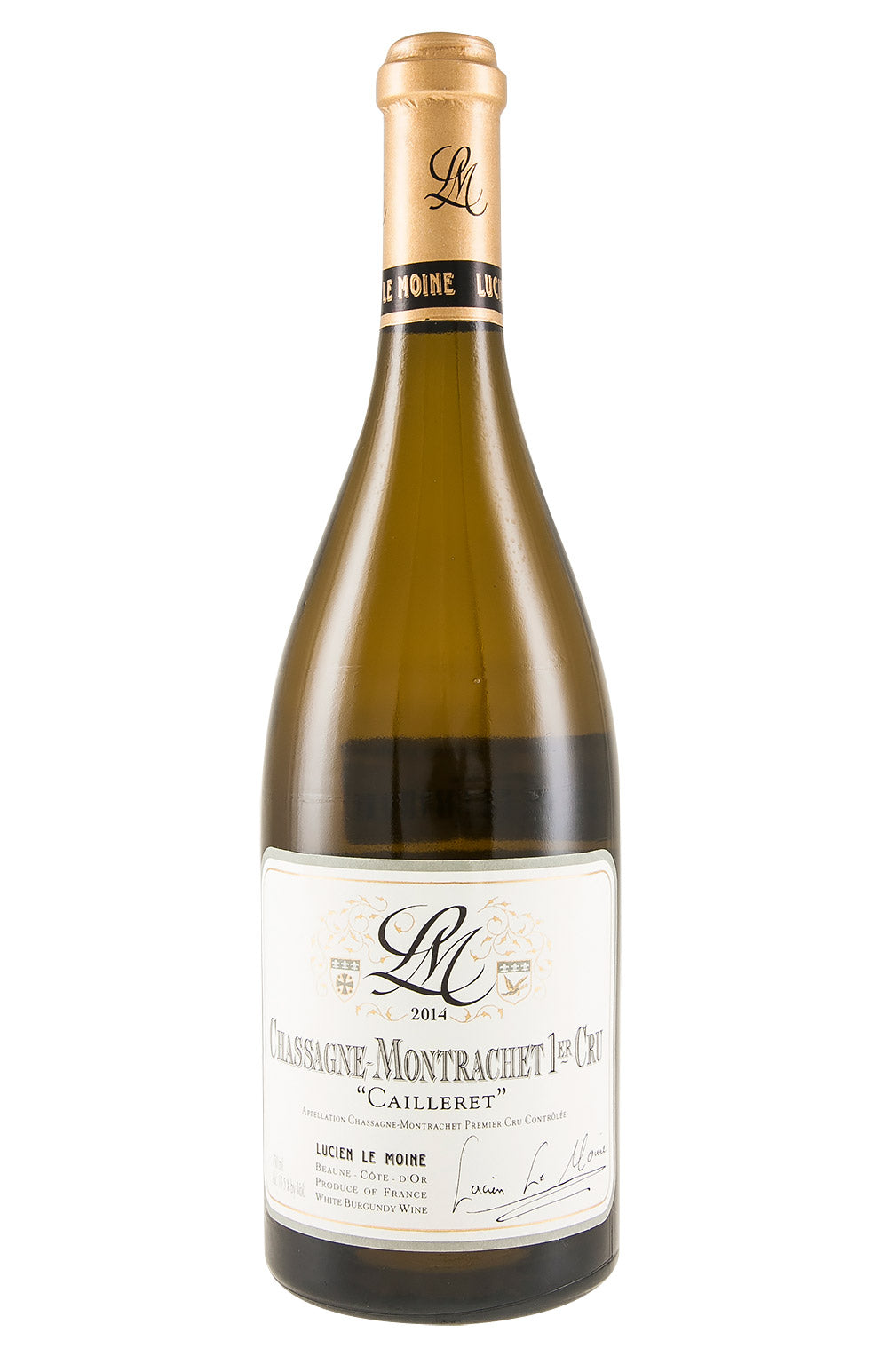 Chassagne Montrachet Cailleret Lucien Le Moine 2014