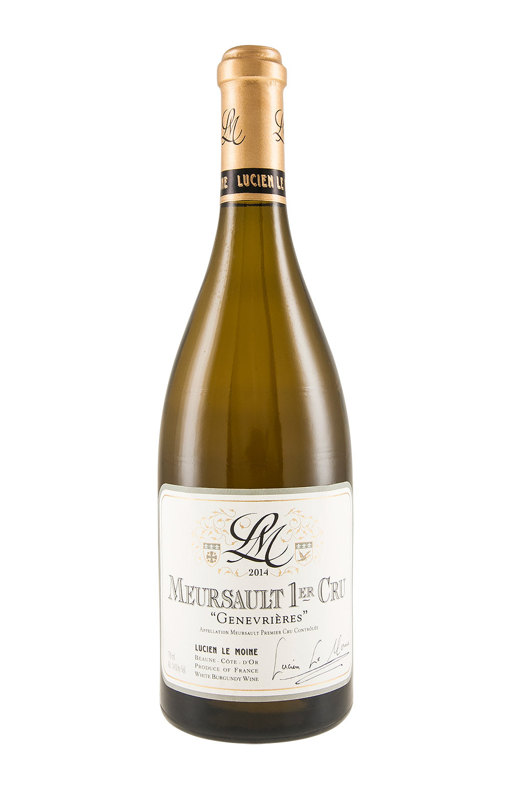 Meursault Genevrieres Lucien Le Moine 2014