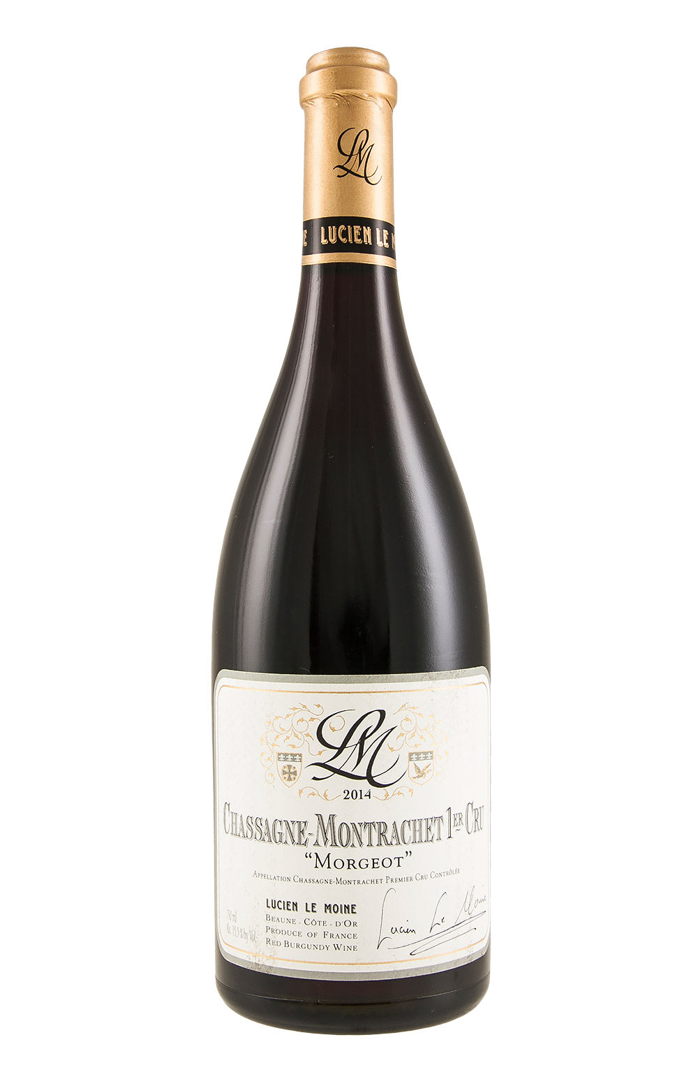 Chassagne Montrachet Rouge Morgeot Lucien Le Moine 2014