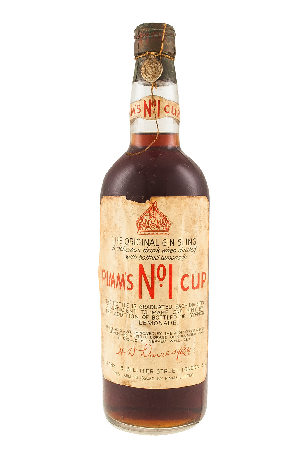 Pimm`s No 1 c. 1940s