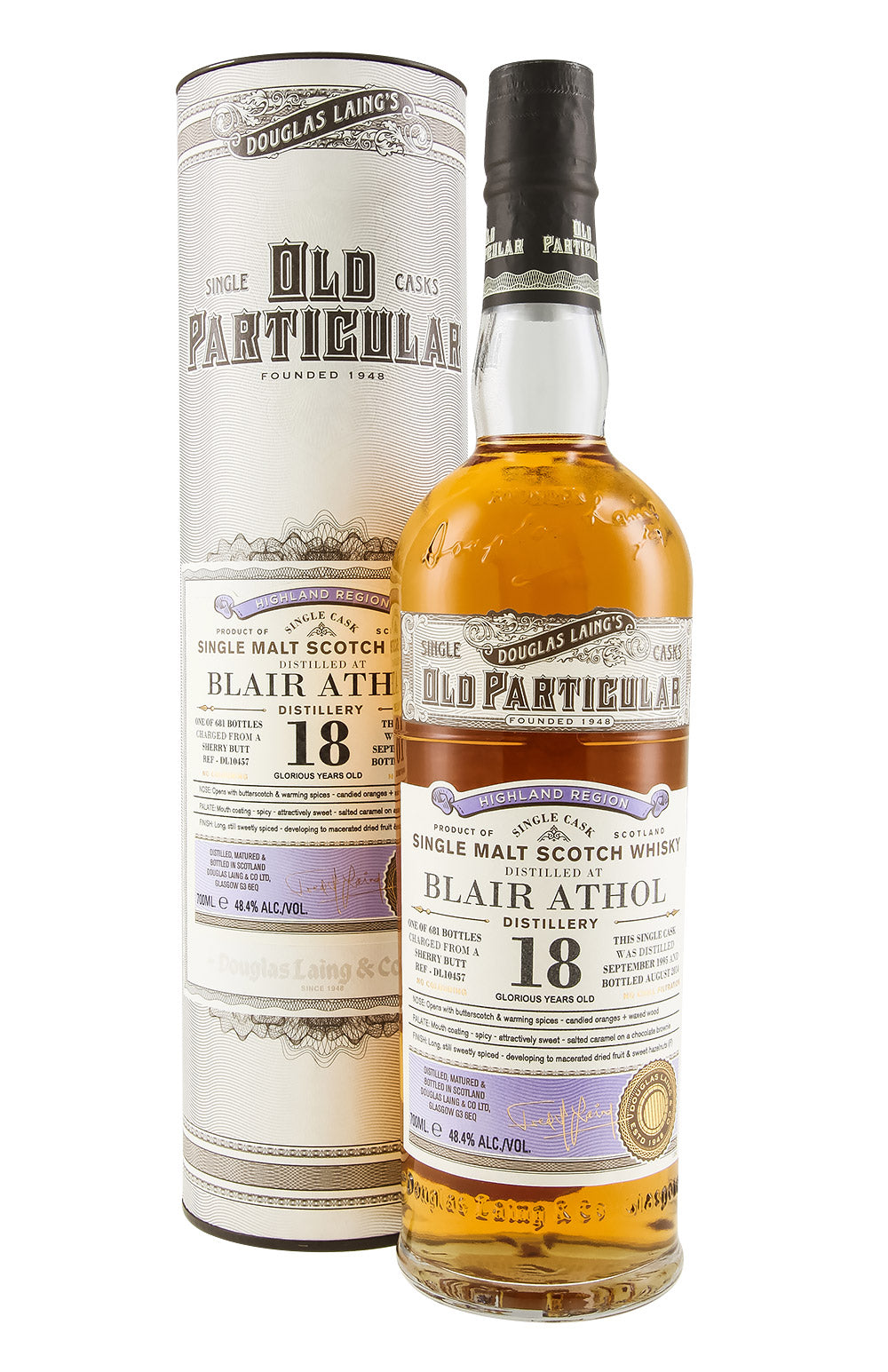 Blair Athol 18 Year Old Old Particular 1995