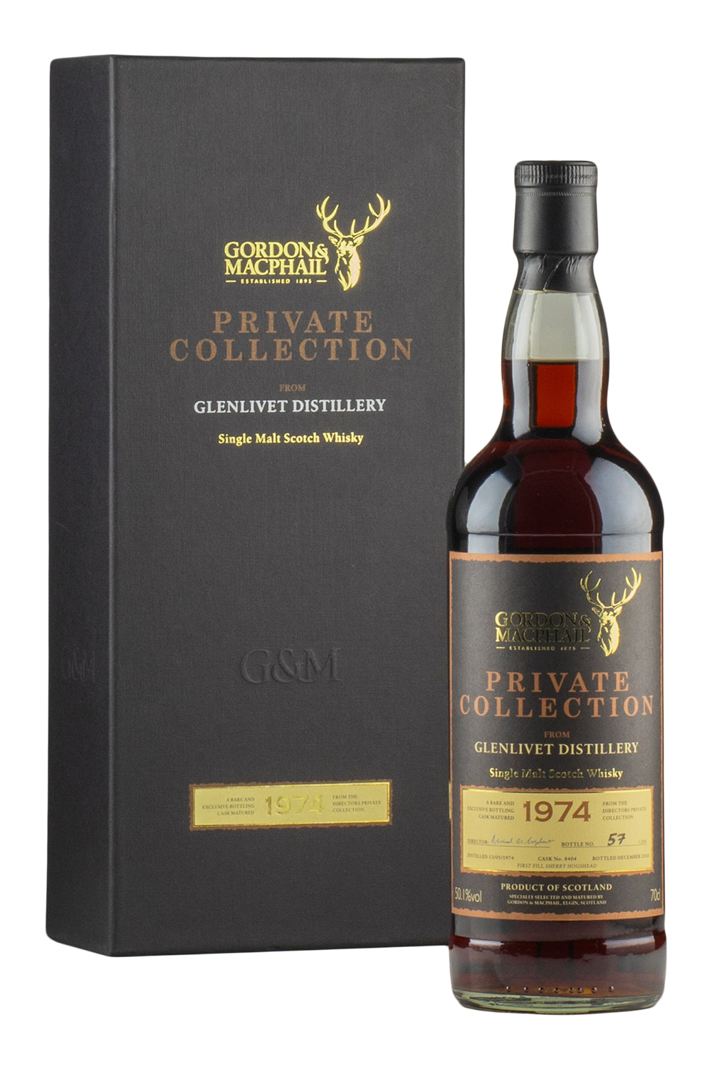 Glenlivet 36 Year Old Private Collection Gordon and MacPhail 1974