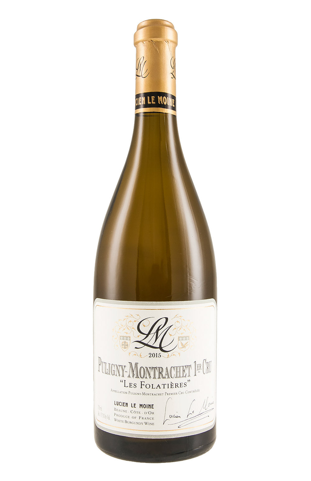 Puligny Montrachet Les Folatieres Lucien Le Moine 2015