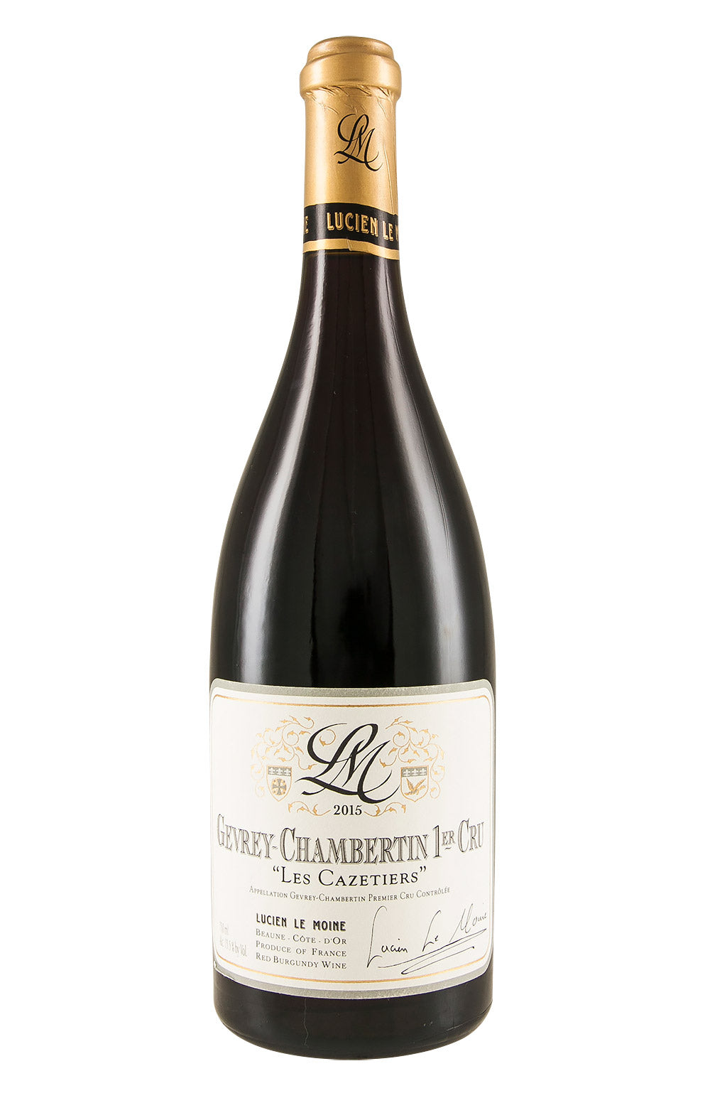 Gevrey Chambertin Les Cazetiers Lucien Le Moine 2015