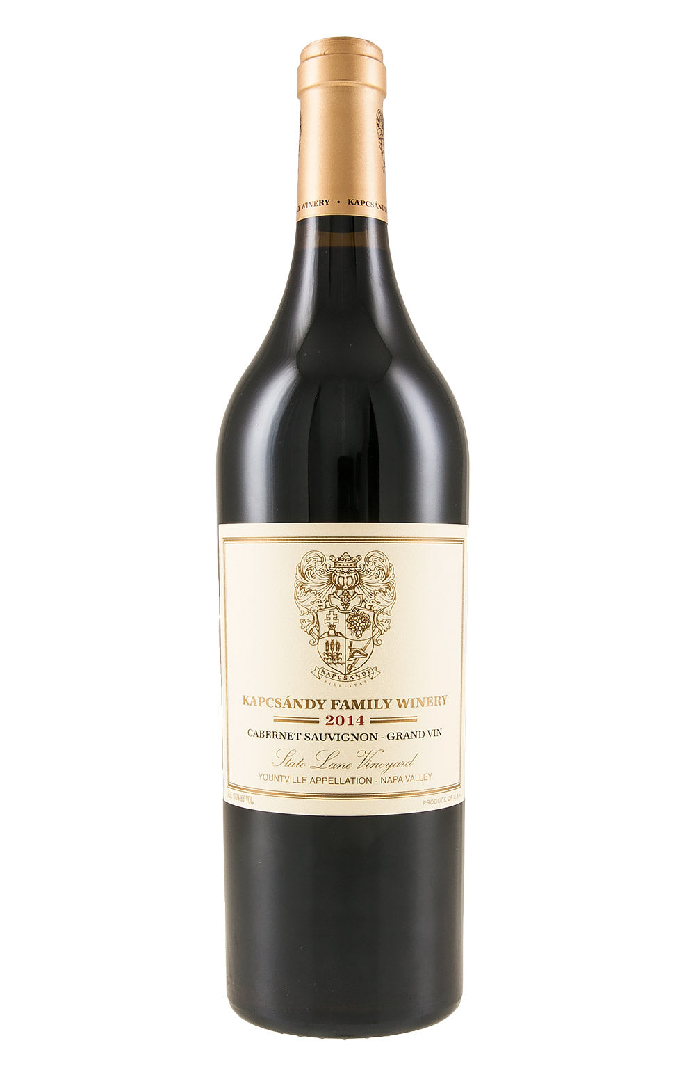 Kapcsandy State Lane Vineyard Grand Vin Cabernet Sauvignon 2014