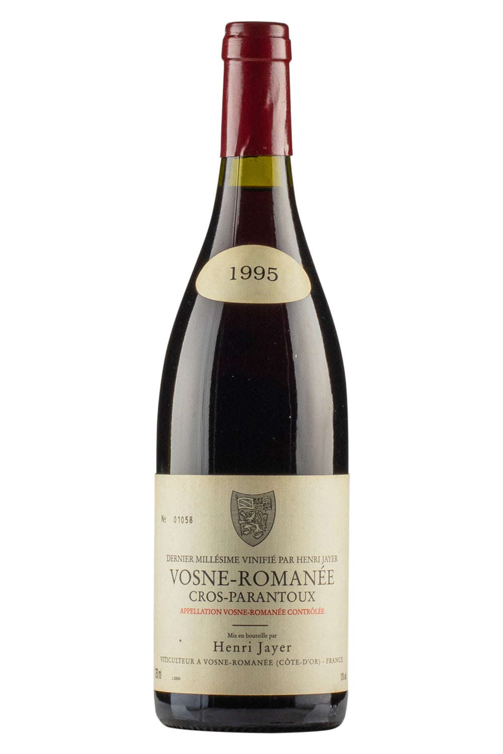 Vosne Romanee Cros Parantoux Henri Jayer 1995