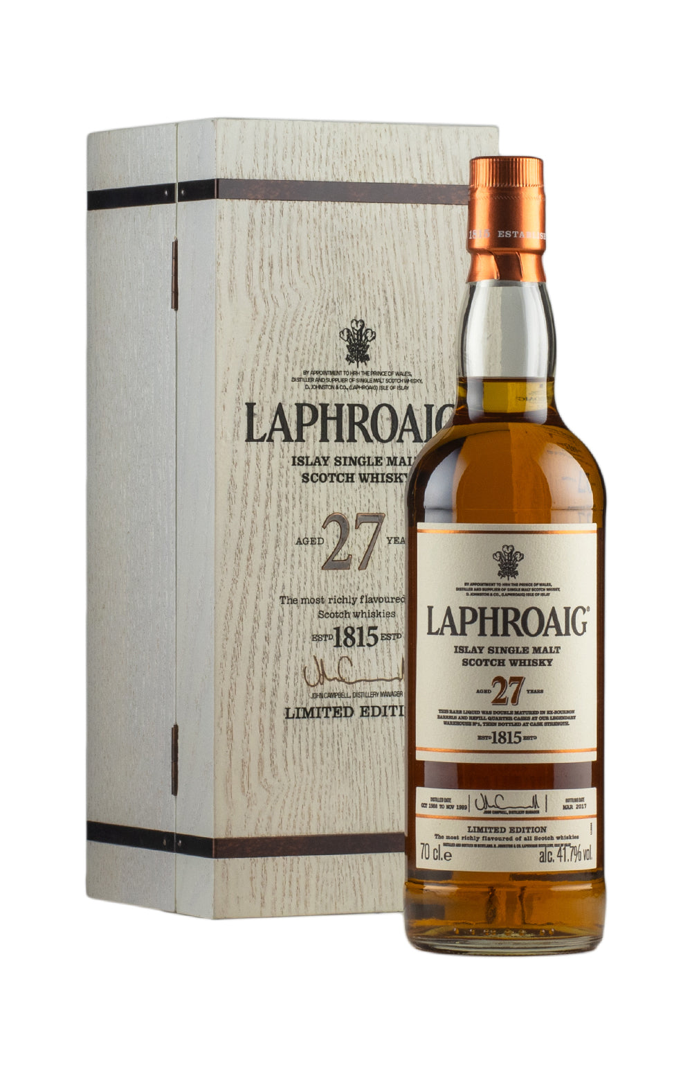 Laphroaig 27 Year Old (2017 Release)