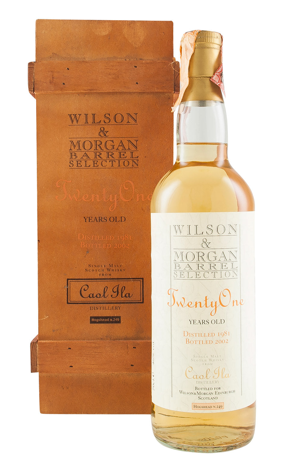 Caol Ila 21 Year Old Wilson & Morgan 1981