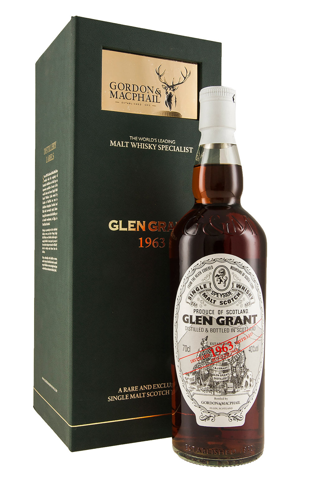 Glen Grant 50 Year Old First Fill Sherry Gordon & MacPhail (Bottled 2014) 1963