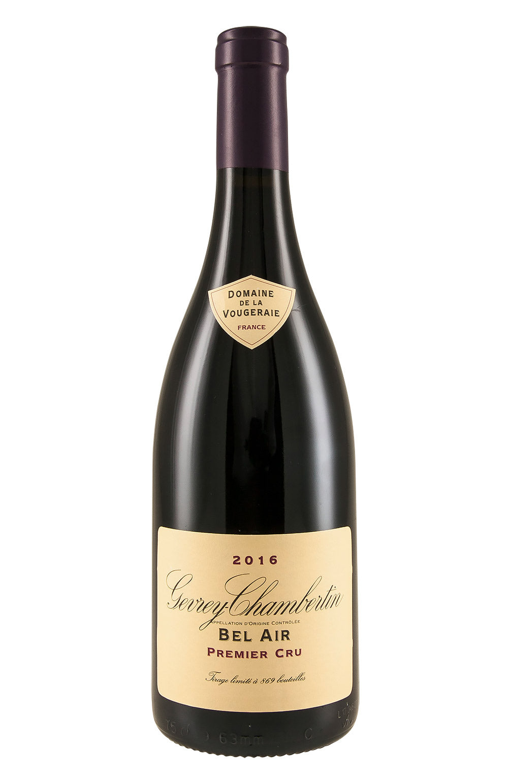 Gevrey Chambertin Bel Air Vougeraie 2016