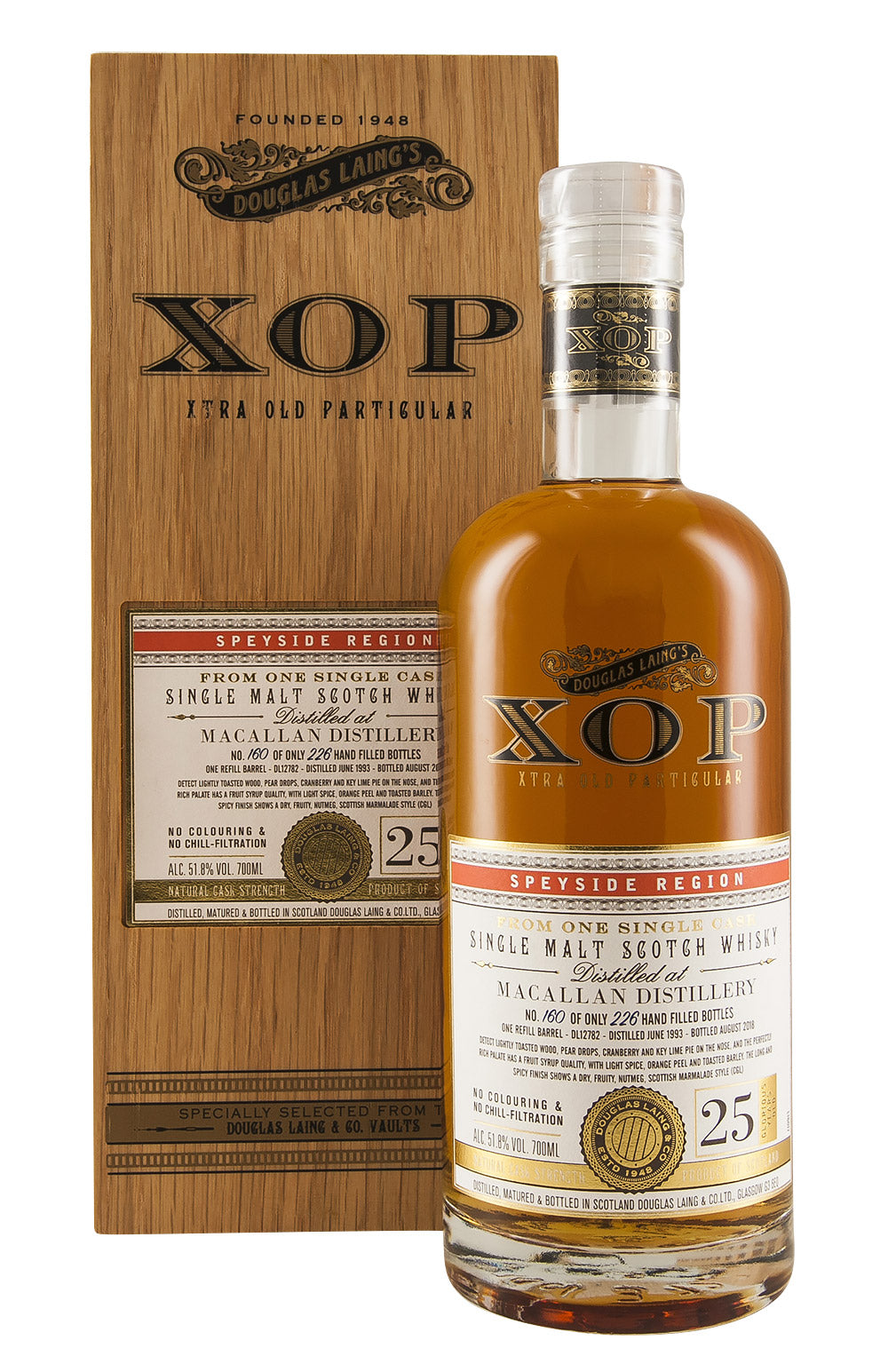 Macallan 25 Year Old Xtra Old Particular 1993