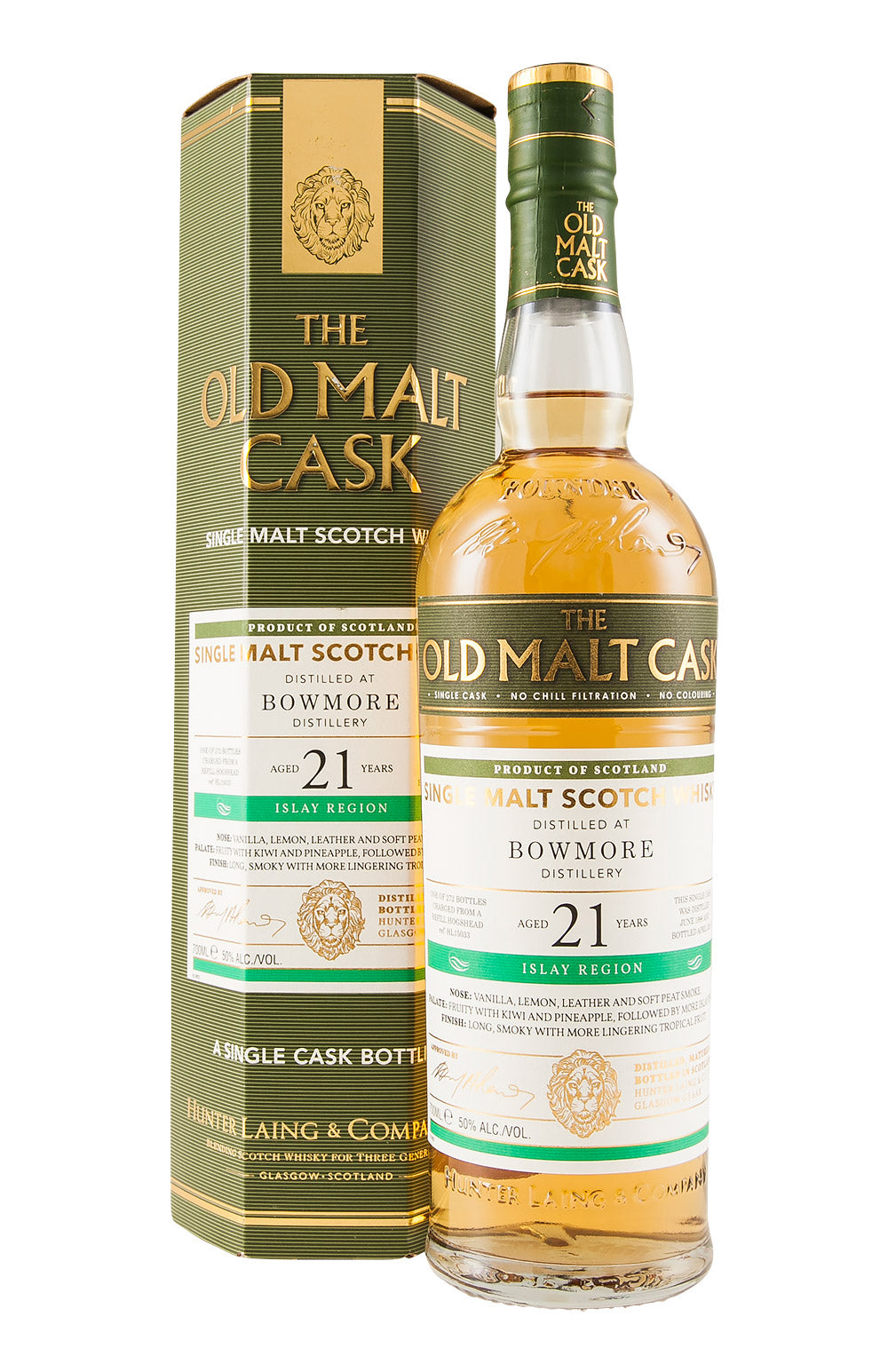 Bowmore 21 Year Old Old Malt Cask 1996