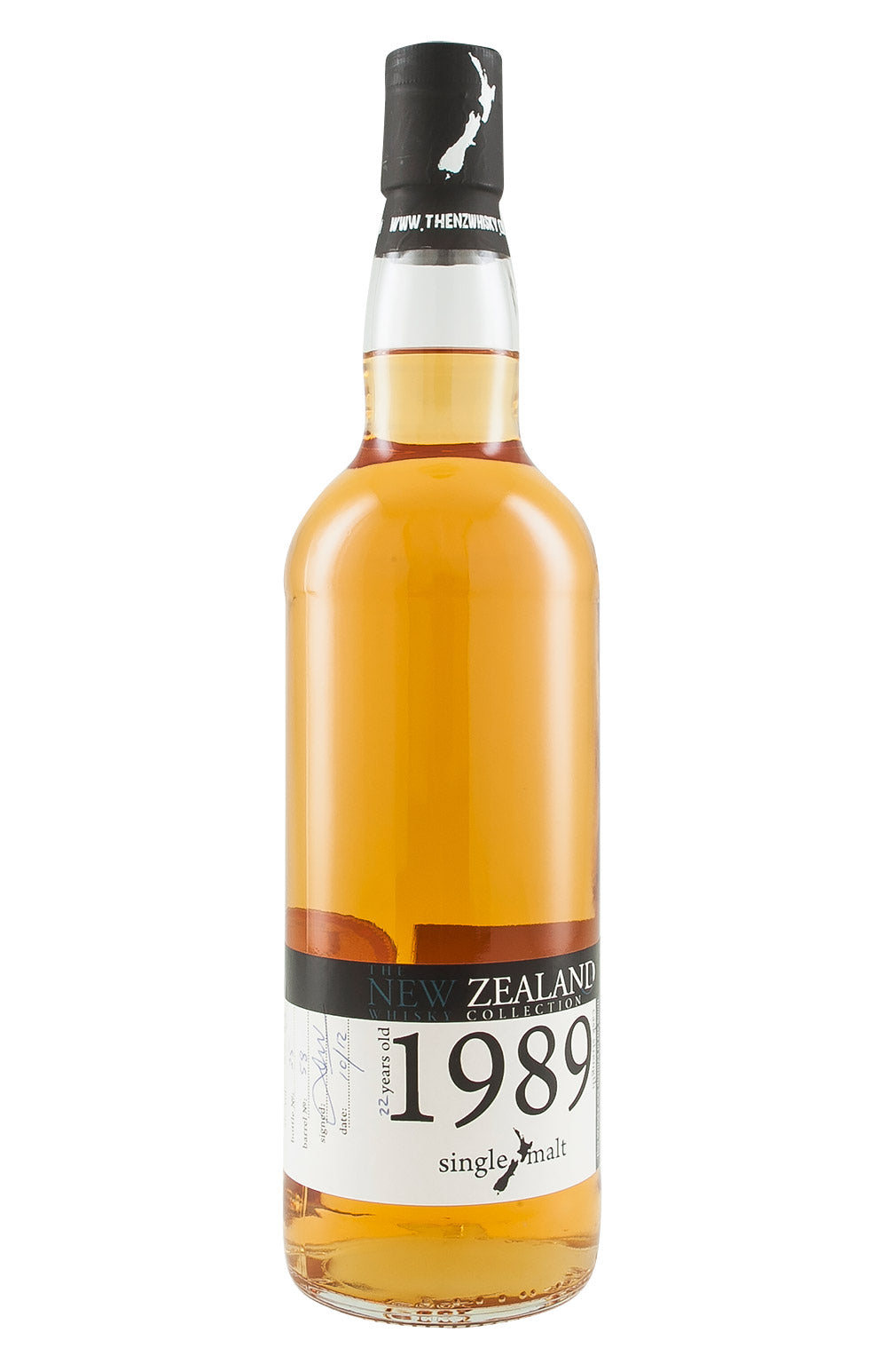 New Zealand Whisky Co Vintage 22 Year Old 1989