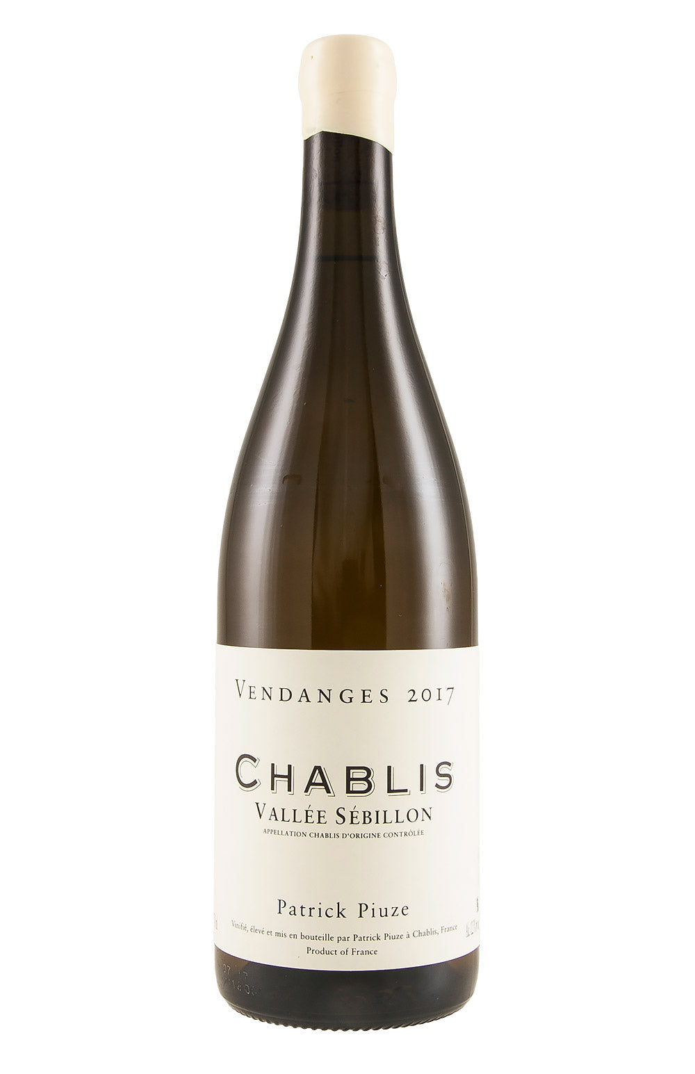 Chablis Vallee Sebillon Patrick Piuze 2017